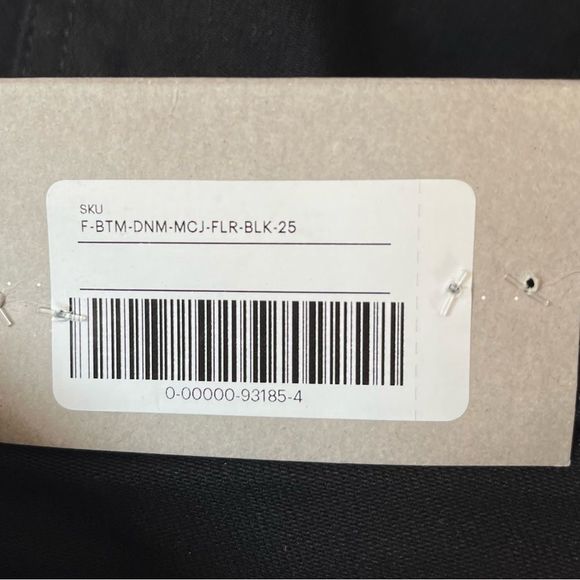 Everlane The Way High Skinny Split Hem Jeans Black Size 25 - Picture 10 of 11